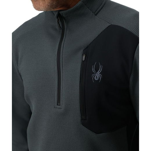 Polaire 1/2 Zip Bandit Slate Blue