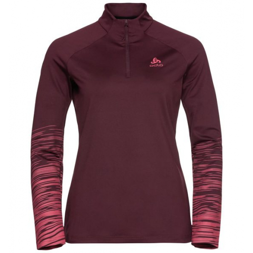 Pull Femme Sesvenna Graphic Col 1/2 Zip Winetasting