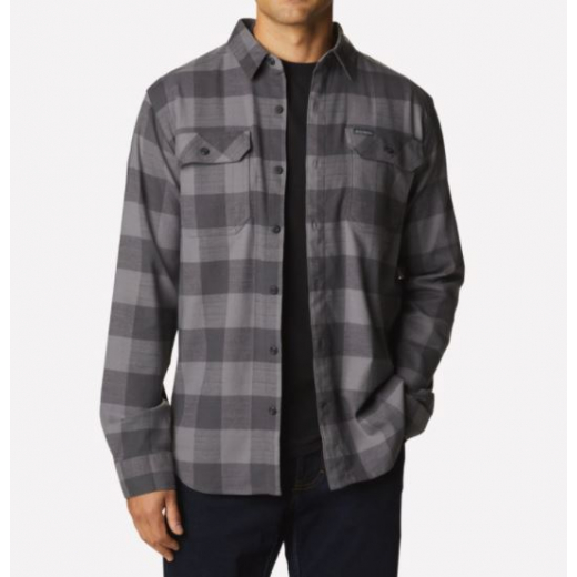 Chemise Flare Gun Stretch Flannel City Grey Twill