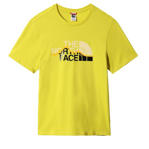 T-shirt Mountain Line Tee Acid Yellow