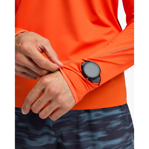 T-Shirt Zippé Glidetech Lava