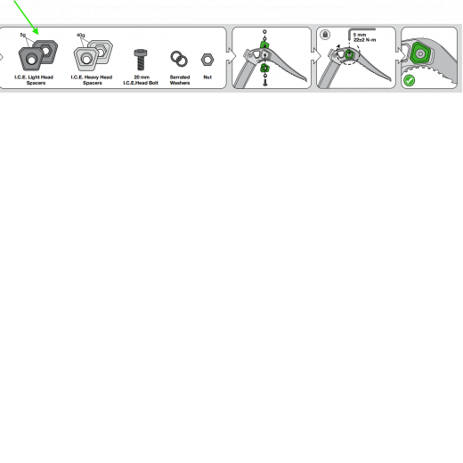 I.C.E. LIGHT HEAD SPACER