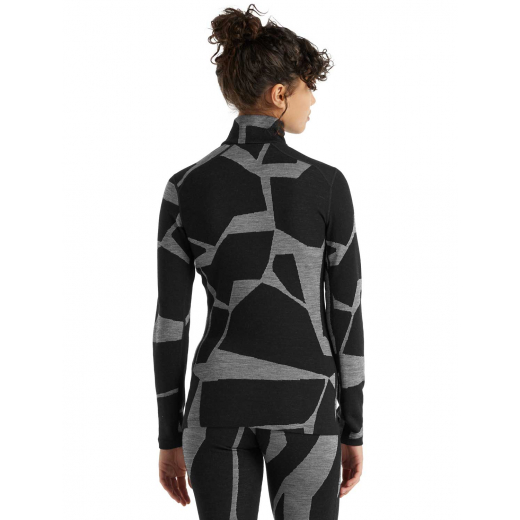 T-shirt 250 Vertex Zip Femmes Landscapes Black/j