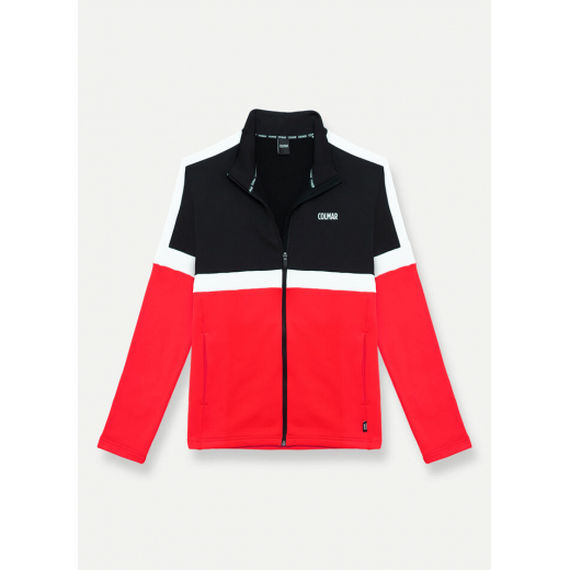 Polaire Full Zip Red Black White