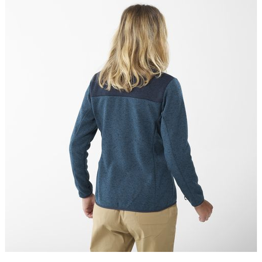 Polaire Cloudy Full Zip Femme Ink Blue