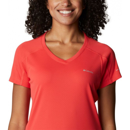 T-shirt Femme Zero Rules Short Sleeve Shirt Red Hibiscus