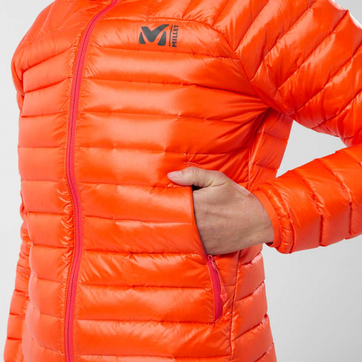 Doudoune A Capuche K Synth'x Femme Coral Chrome