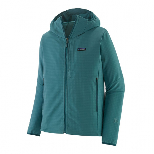 Polaire A Capuche R1 Techface Wetland Blue