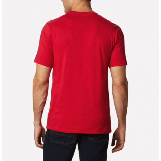 T-shirt Csc Basic Logo Short Sleeve Mountain Red