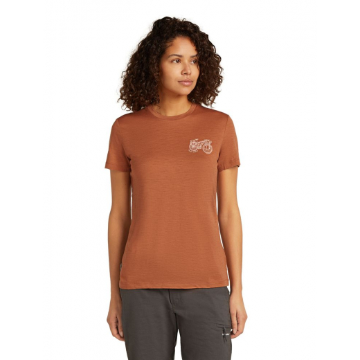 T-shirt Femme Merino 150 Tech Lite Adventure Ride Dusty Clay