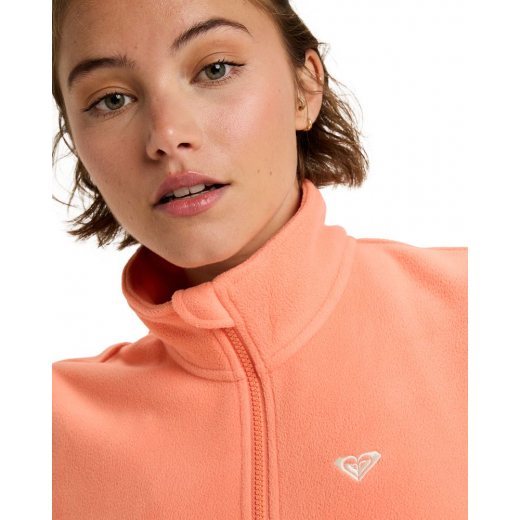 Polaire Femme Waves Of Warmth Half Zip Coral Chic