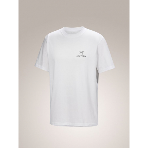 T-Shirt Kragg Sl Cotton Bird Word White Light Black