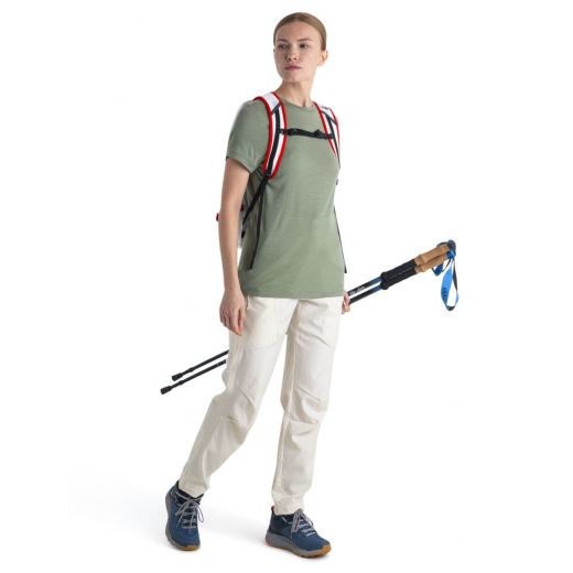 W Mer 150 Tech Lite Iii Ss T-shirt Lichen - Tee Shirt Mc | Icebreaker