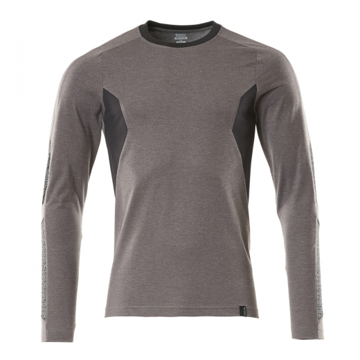Tee-shirt Manches Longues Premium Gris - Travaux En Hauteur | Mascot