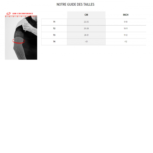 Manchettes De Compression Armforce Ultralight Black