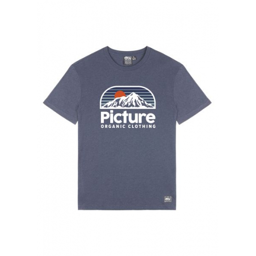 T-shirt Authentic Dark Blue Melange