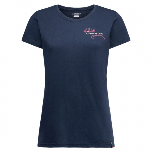 T-Shirt Femme Climb Flower Night Sky