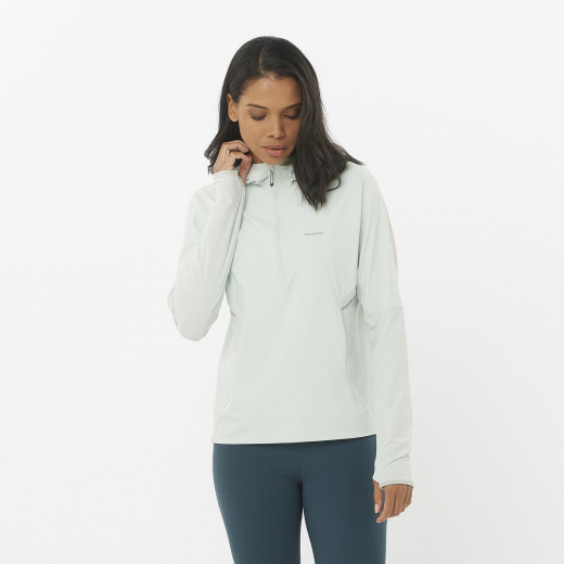 Sense Aero Hybrid Hz Hd Femme Misty Blue - Veste | Salomon