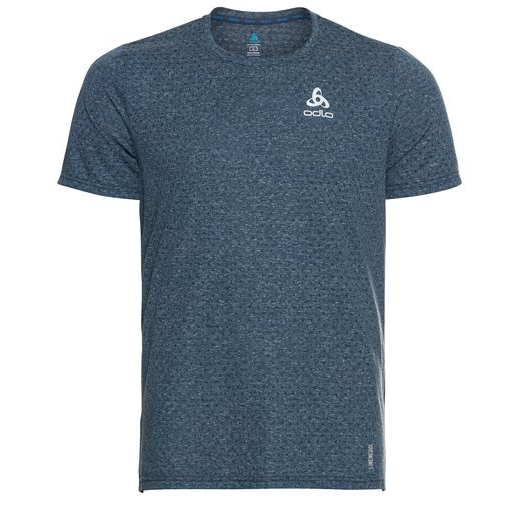 T-shirt Run Easy Linencool Crew Blue