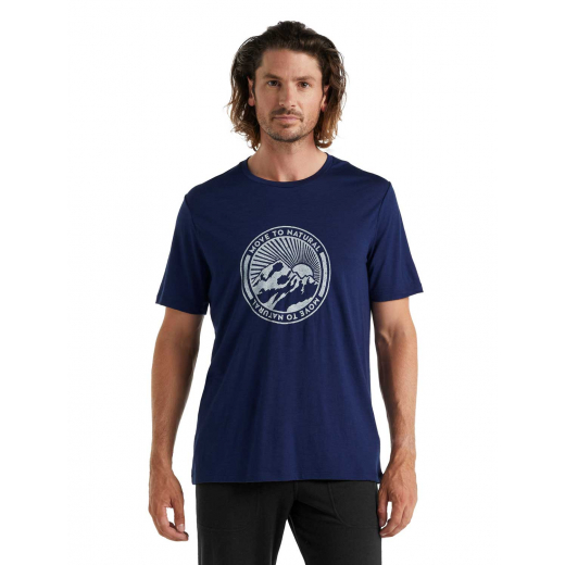 T-shirt Tech Lite Ii Move To Natural Mountain Navy