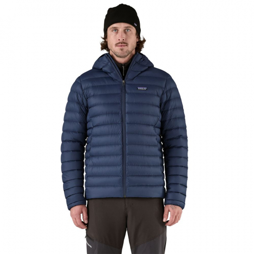 Doudoune Down Sweater Hoody New Navy