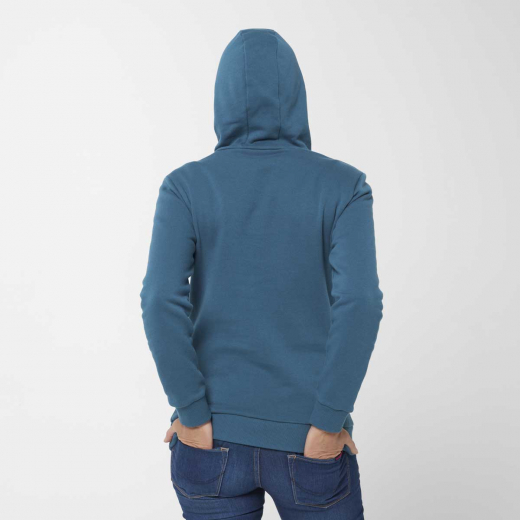 Sweat A Capuche Leaf Femme Ink Blue
