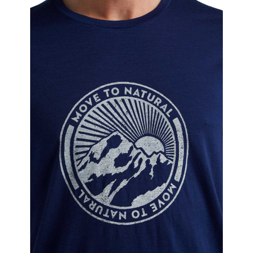 T-shirt Tech Lite Ii Move To Natural Mountain Navy