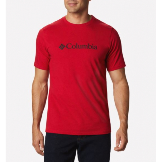 T-shirt Csc Basic Logo Short Sleeve Mountain Red