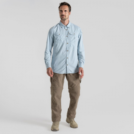 Nosilife Adventure Long Sleeved Shirt Iii Niagara Blue - Chemise