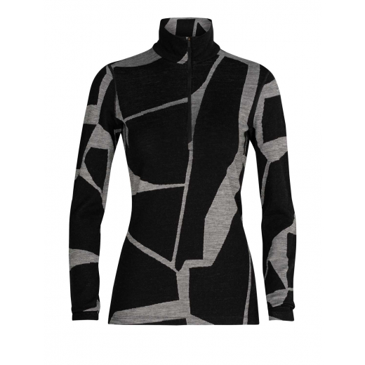 T-shirt 250 Vertex Zip Femmes Landscapes Black/j
