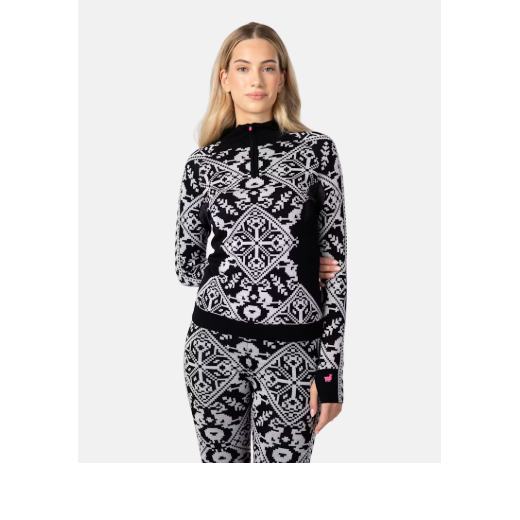 Saga Half Zip Black Kari Traa