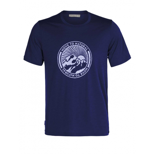 T-shirt Tech Lite Ii Move To Natural Mountain Navy