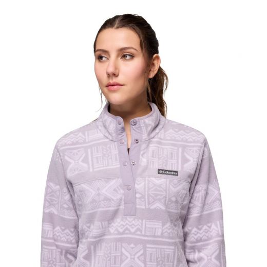 Polaire Femme Benton Springs Printed Shale Purple Dechutes Grey