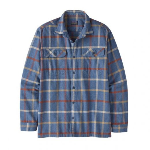 Chemise Fjord Flannel Brisk Dolomite Blue 