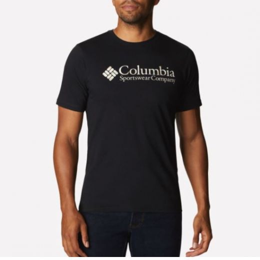 T-shirt Csc Basic Logo Short Sleeve Black Csc