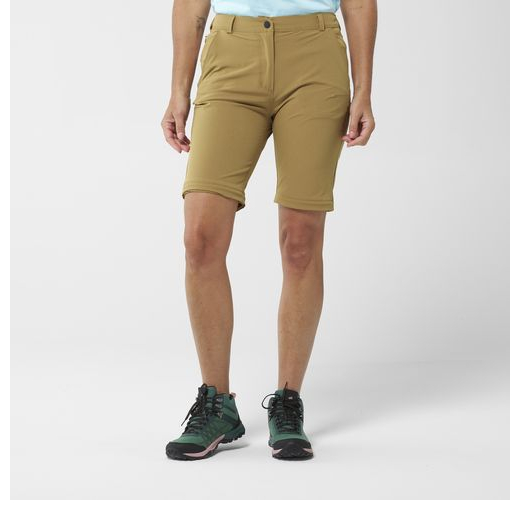 Pantalon Active Stretch Zip-off Femme Gold Umber