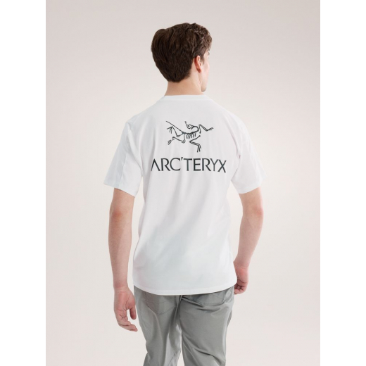 T-Shirt Kragg Sl Cotton Bird Word White Light Black