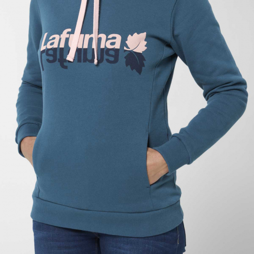 Sweat A Capuche Leaf Femme Ink Blue