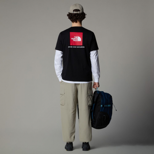 M S/s Redbox T-shirt Tnf Black - Tee Shirt Mc | The North Face