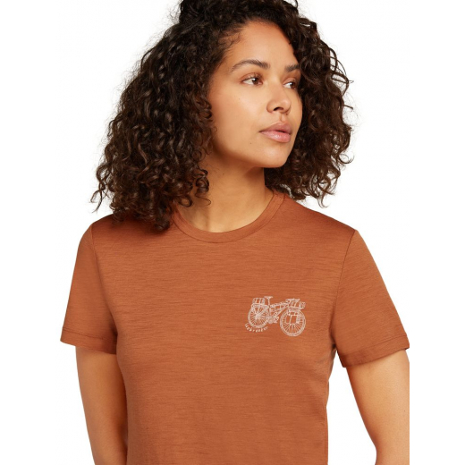 T-shirt Femme Merino 150 Tech Lite Adventure Ride Dusty Clay
