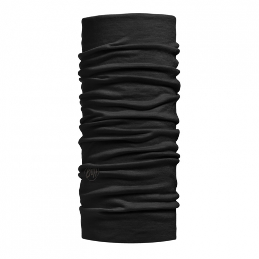 TOUR DE COU MERINO LIGHT WEIGHT SOLID BLACK