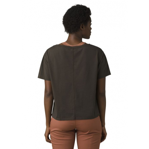 T-shirt Femme Organic Graphic Tee Washed Black