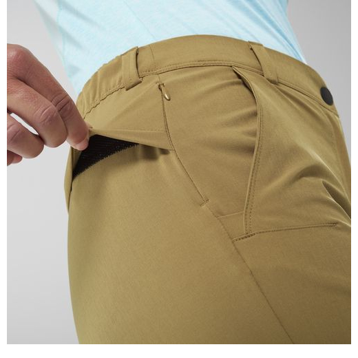Pantalon Active Stretch Zip-off Femme Gold Umber