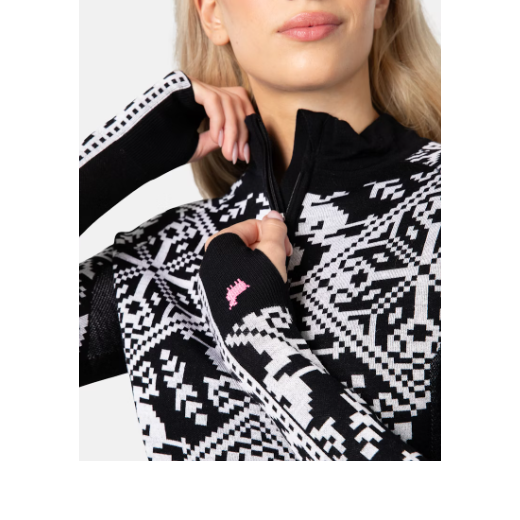 Saga Half Zip Black Kari Traa