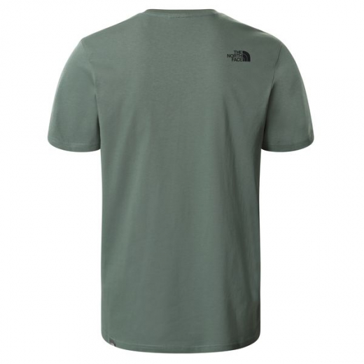 T-shirt Mountain Line Laurel Wreath Green