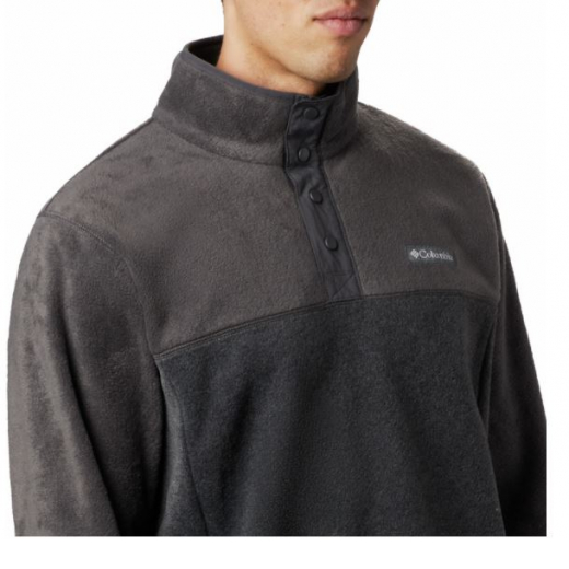 Polaire Steens Mountain Half Snap Charcoal Heather