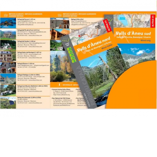 Valls D'aneu - Mont Valier - Mont-roig - Vall De Montgarri - Cartes