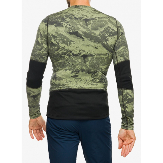 Whistler Eco Bl Top Crew Neck L/s Olivine Black
