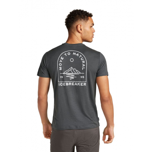 T-shirt Merino 150 Tech Lite Road To Cook Obsidian