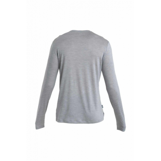 M Mer 125 Cool-lite Sphere Iii Ls T-shirt Metro Hthr - Tee Shirt Ml